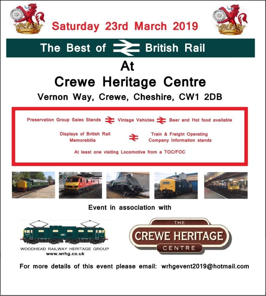 rail tours from crewe